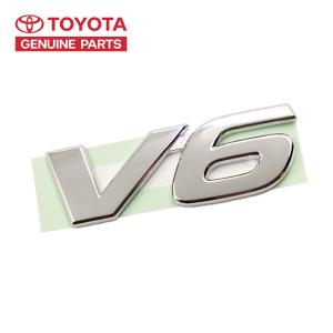 トヨタ（TOYOTA） トヨタ純正 シルバーエンブレム ［V6マーク・80mm 