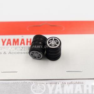 送料無料 ポイント消化 ヤマハ純正 音叉 エアーバルブキャップ Type1 ブラック アルミ 長さ 16mm x 外径 12.5mm YAMAHA GENUINE PARTS クリックポスト送付｜パーツダイナミクス