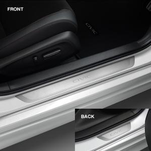 無限(MUGEN) シビック FL1/FL4/FL5 スカッフプレート 無限 MUGEN スカッフプレート レッド シビック FL5 2022/9