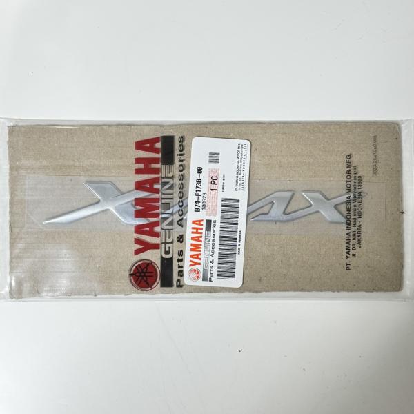 B74-F173B-00 ヤマハ 純正 XMAX エンブレム 3D 18cm x 2.4cm クロー...