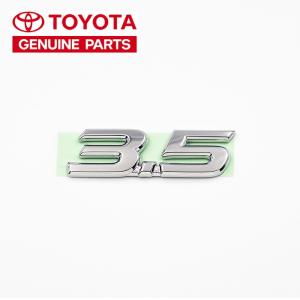 3.5 エンブレム トヨタ純正 海外 TOYOTA トヨタ 純正 輸出仕様 縦 1.9cm x 横 6.4cm クリックポスト送付｜partsdynamics