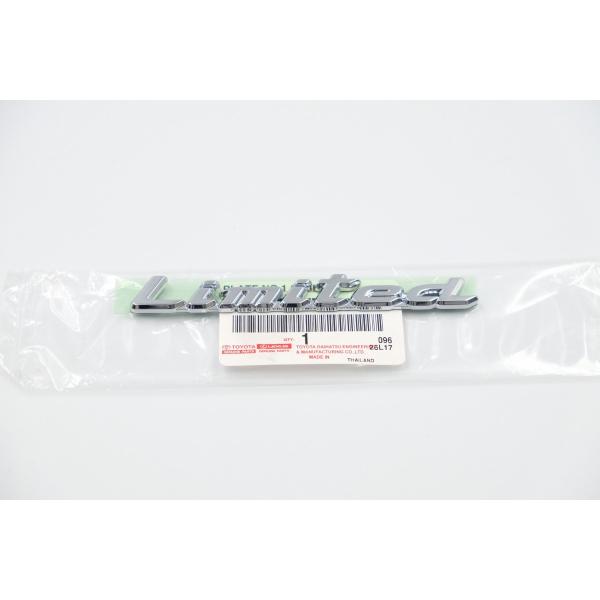 Limited エンブレム トヨタ 純正 海外 輸出仕様 リミテッド 縦 1.4cm x 横 12c...