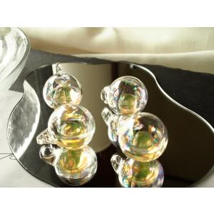 ガラスドーム ガラスドームチャーム 05.ウォーター オーロラ 水入り