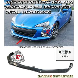 BAYSON R MOTORSPORTS 　スバルBRZ　前期　フロントリップスポイラー　ウレタン　未塗装｜partshouse04