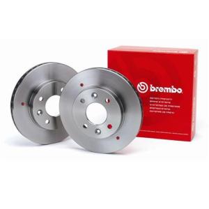 brembo-AM (ブレンボ) ブレーキディスクローター2枚セットBMW 5シリーズ（E39 セダン） 525i/528i リア用（ベンチローター） 送料サイズ100｜partskan