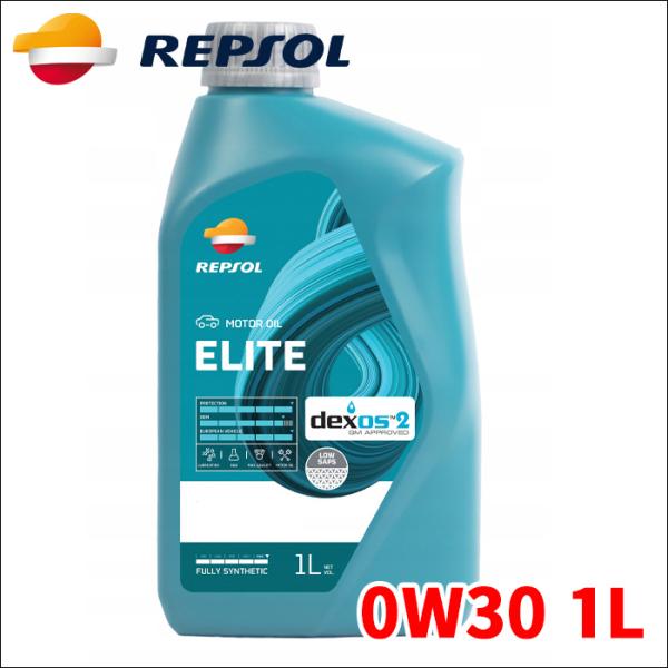 REPSOL ELITE レンジ エボリューションV エンジンオイル 0W30 1L 007410 ...