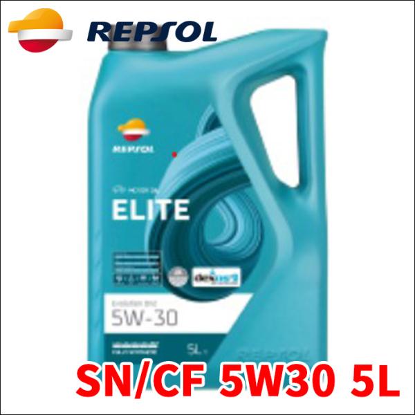 REPSOL ELITE レンジ エボリューションDX2 エンジンオイル SN/CF 5W30 5L...