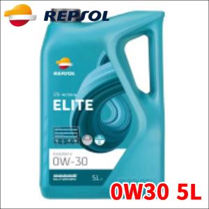 REPSOL ELITE レンジ エボリューションV エンジンオイル 0W30 5L 007458 4輪車オイル レプソル 全合成油 モーターオイル 送料無料｜partsking