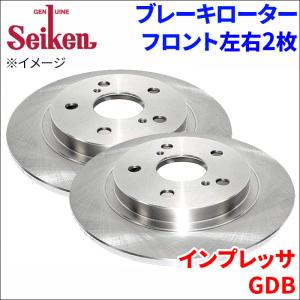 インプレッサ GDB GRB GRF スリットディスクローター 左右セット