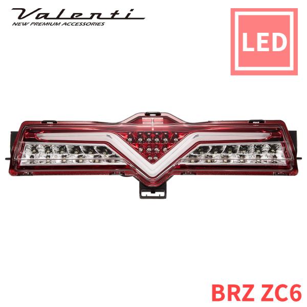 BRZ ZC6 スバル JEWEL LED バックフォグランプ クリア/レッドクローム BFT86Z...