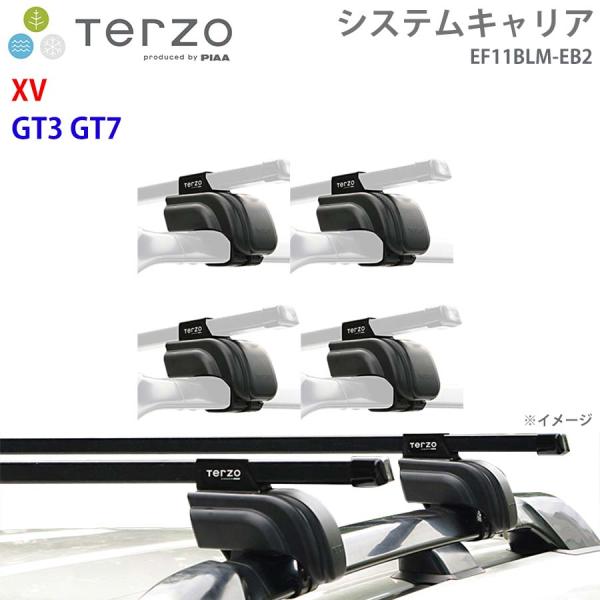 XV GT3 GT7 一台分 EF11BLM EB2  TERZO システムキャリア  フット スク...