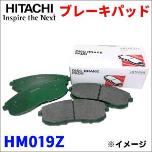 キャンター FED90 ミツビシふそう 日立製 ブレーキパッド HM019Z フロント 前輪 1台分 HITACHI 送料無料｜partsking