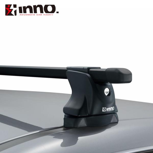 スクエアベースステー INNO INXP レバー式 簡単着脱 キーロック付 ルーフキャリア システム...
