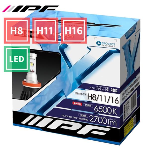 H8 H11 H16 LED フォグランプ コンバージョンキット バルブ 2本セット 12V 650...
