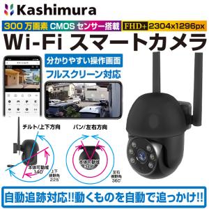 カシムラ製 スマートカメラ KJ-189 防水 どこでも設置 防犯カメラ 防塵