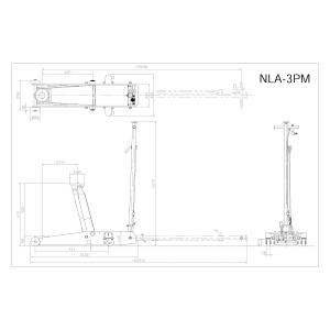 低床エアーガレージジャッキ ジャッキ エアー ...の詳細画像2