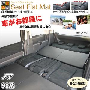 ボクシー/車中泊マット フラットクッション LVFC-2/4個セット Levolva 車中泊マット シートフラットクッション｜車中泊グッズ