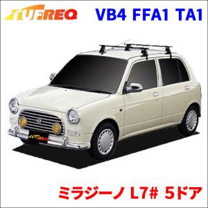 L710Sミラジーノ　INNOのスキーキャリア INNO ミラジーノ ルーフキャリア L700S L710S H11.03-H16.11