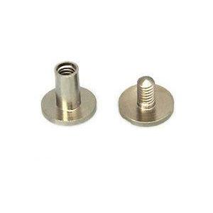 片ネジ式ビス4×7 ニッケル 2コ入