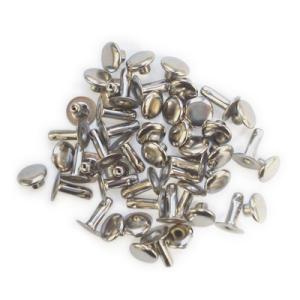 中カシメ 片面長足 ニッケル 9コ入