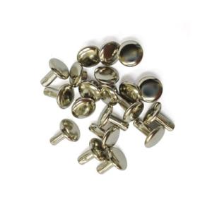 中カシメ 両面並足 ニッケル 7コ入