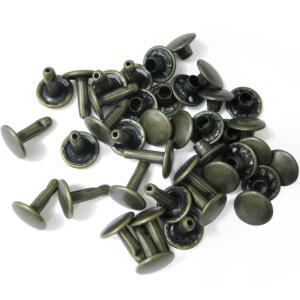 大カシメ 両面長足 アンティーク 16コ入