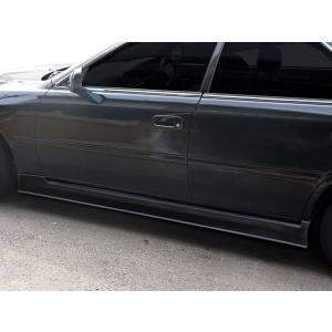チェイサー JZX100 サイドステップ 後期 エアロ FRP 未塗装 社外品