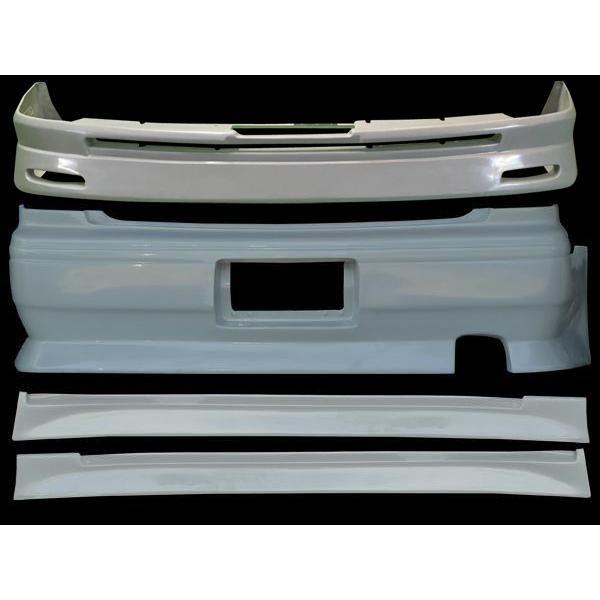 マークII JZX100 マーク2 フロントハーフ リアバンパー 後期 エアロ スポイラー リップ ...