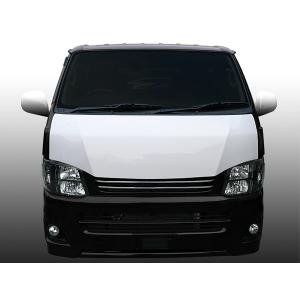ハイエース 標準 ナロー TRH200 KDH201 KDH206 ボンネット 1型 2型 3型 4型 全グレード H16/8〜 FRP 未塗装 社外品 HIACE トヨタ TOYOTA