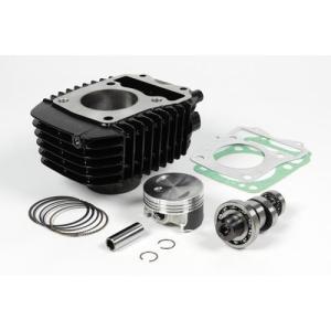 で*ん様 POWER FORCE アルミボアアップキット POWER FORCE アルミボアアップキット CY-126 52MM 88CC モンキー