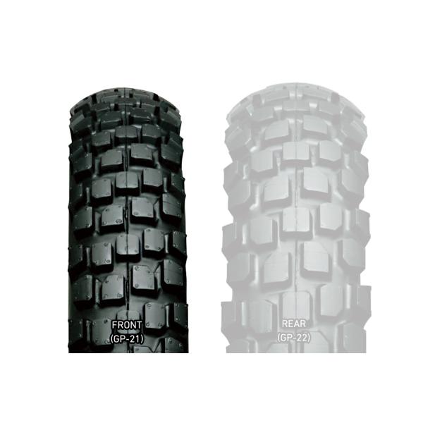 IRC(アイアールシー)タイヤ 2.75-21 45P GP21 フロント WT