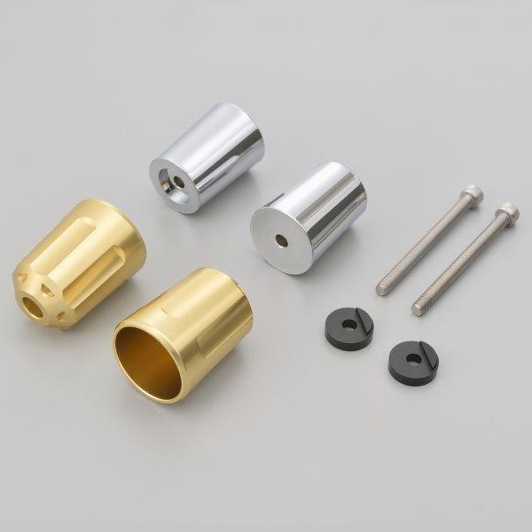 17273 デイトナ ヘビーウエイトバーエンド(リボルバー)シャンパンゴールド YAMAHA車 M6...