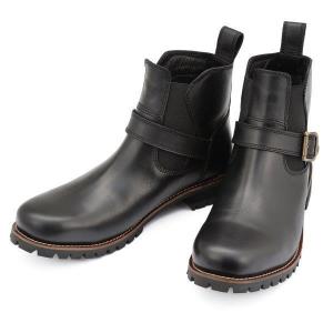 29189 デイトナ HBS-008 サイドゴアブーツ 本革 牛革 シフトパッド クッションパッド内蔵 ブラック 24.0cm