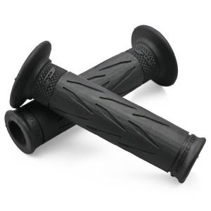 37002 デイトナ Daytona プログリップ PROGRIP 729 グリップ ハンドル径φ22.2用 122mm スタンダードラバー エンド貫通 ブラック｜パーツライン24