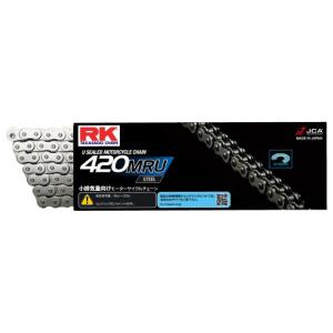 在庫有当日発送 アールケー・ジャパン RKチェーン 420MRU-110 STEEL スチール