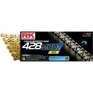 アールケー・ジャパン RKチェーン 428MRU2-150 GOLD ゴールド