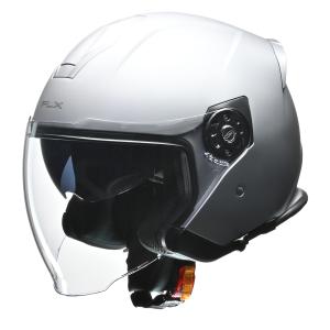 LEAD リード工業 FLX ジェットヘルメット SG・PSC（全排気量対応）マットシルバー （L・LL サイズをお選び下さい）｜partsline24
