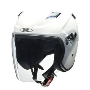 LEAD リード工業 RAZZO STRADA X-AIR セミジェットヘルメット SG・PSC（125cc以下用）ホワイト （FREE・XL サイズをお選び下さい）｜partsline24