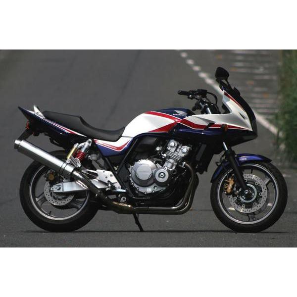 リアライズ マフラー SUSスラシュエンド 08〜CB400SFキャタ付