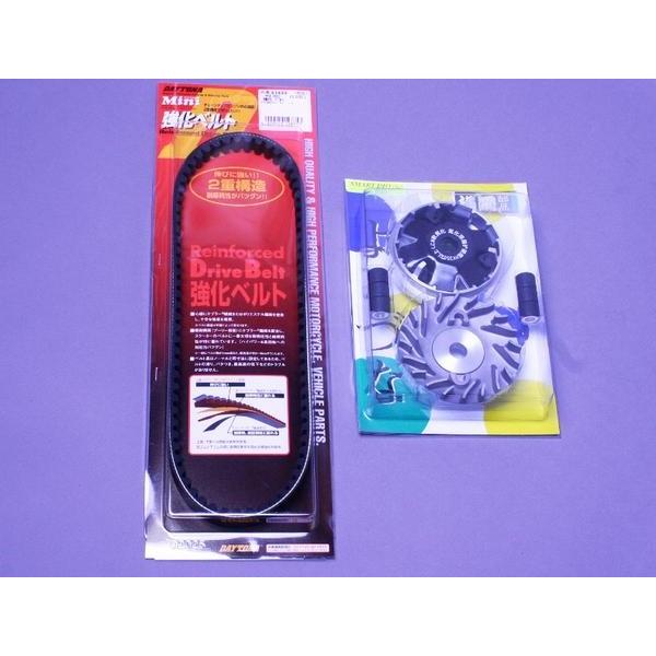 デイトナ強化Vベルト95421+横綱ハイスピードプーリー ZOOMER AF58