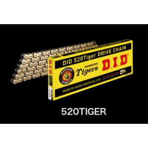 DID(大同工業) バイク用チェーン 520TIGER-120 G&amp;B カシメジョイント D.I.D...