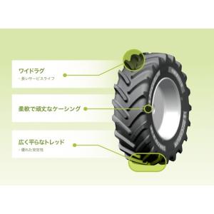 ミシュラン トラクタータイヤ 480/70R3...の詳細画像2