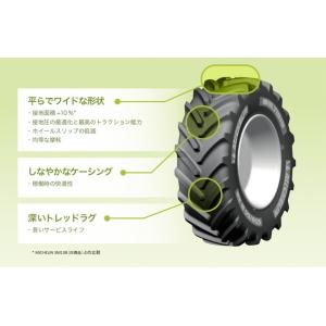 ミシュラン トラクタータイヤ 540/65R3...の詳細画像2