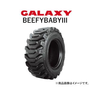 ギャラクシー(GALAXY)　スキッドステア/ミニショベル用タイヤ　BEEFYBABYIII　10-16.5　PR8　TL　2本セット｜partsman