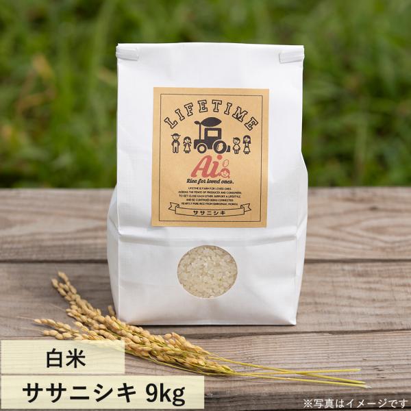 ササニシキ 白米 "Ai" 9kg 令和7年産 LIFETIME ORIGINAL米　宮城県石巻市よ...