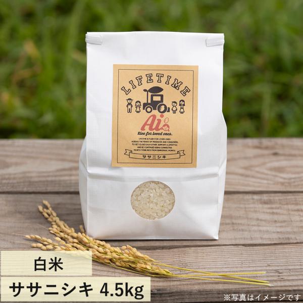 ササニシキ 白米 "Ai" 4.5kg 令和7年産 LIFETIME ORIGINAL米　宮城県石巻...