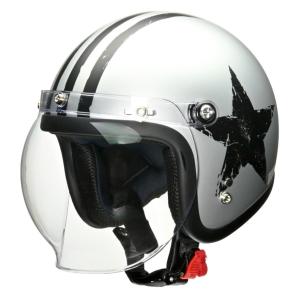 スヌーピー　バイク　ヘルメット SNOOPY【スヌーピー】SNJ-20 スヌーピー バイカー2(ジェット