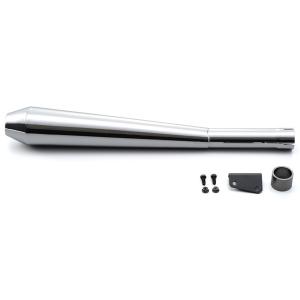 ワルツ機械　マフラー　ゼファー４００　メッキ　アウター/χパステルロード ワルツ機械曲げマフラーインナータイプ メッキ ゼファー400 / パステル