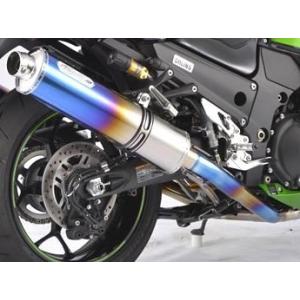 NOJIMA（ノジマ） Kawasaki ZX-14R High-Grade HEATチタン フルエキゾーストマフラー 4-1-2SC （NTX653GTHW-CLK）｜partsonline