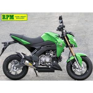 RPM-SHORT Kawasaki Z125PRO フルエキゾーストマフラー（1074）